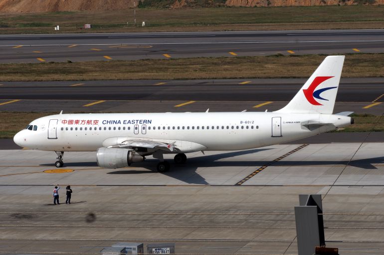 A China Eastern Airlines plane.