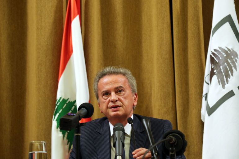 Riad Salameh, governor of Lebanon's central bank
