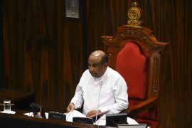 Sri Lanka's speaker Mahinda Yapa Abeywardena