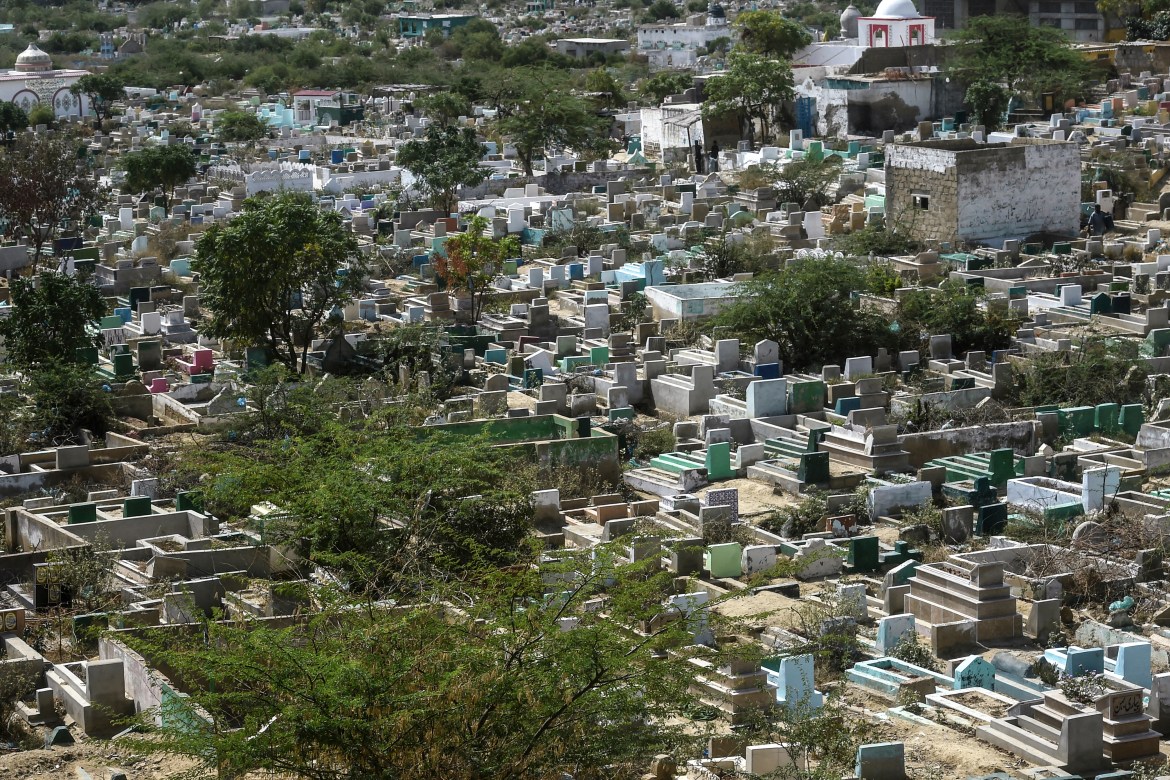 the Korangi graveyard in Karachi.