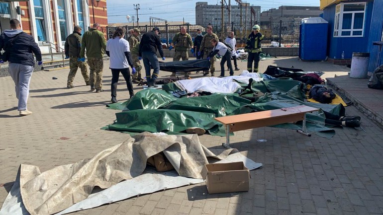 Kramatorsk railway station casualties