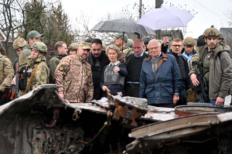 Russia-Ukraine live: EU chief calls for Bucha killings probe | Russia- Ukraine war News | Al Jazeera