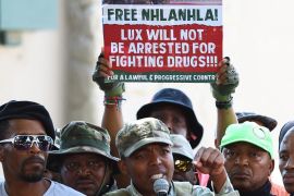 The leader of Operation Dudula, Nhlanhla "Lux" Dlamini