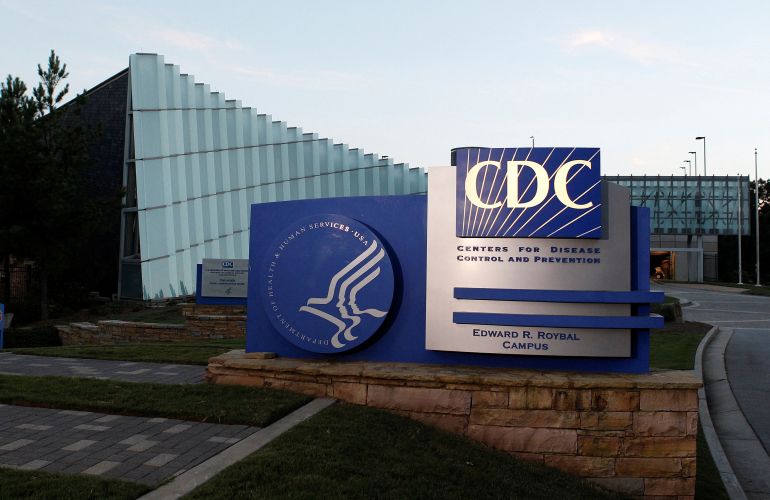 A general view of the Centers for Disease Control and Prevention (CDC) headquarters in Atlanta, Georgia.