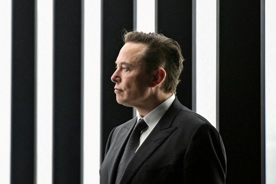 Elon Musk attends the opening ceremony of the new Tesla Gigafactory for electric cars in Gruenheide, Germany