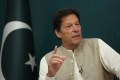 Pakistan's Prime Minister Imran Khan speaks during an interview with Reuters in Islamabad, Pakistan.