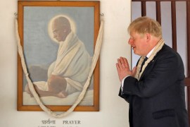 Boris Johnson in India