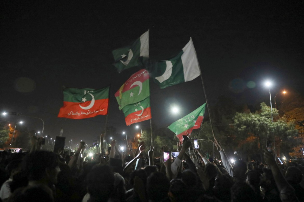 Supporters of former Prime Minister Imran Khan