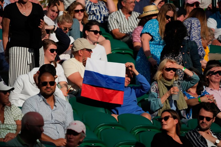 Tennis players from Russia and Belarus will not be allowed to play at Wimbledon this year because of the war in Ukraine, the All England Club announced Wednesday, April 20, 2022.