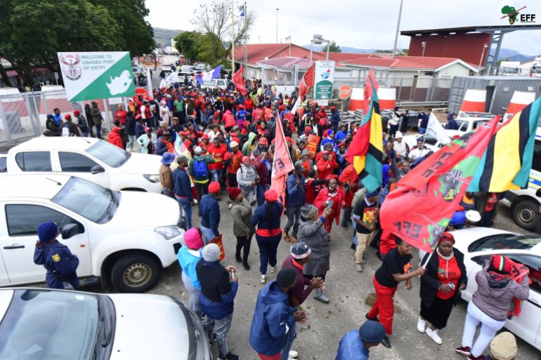 EFF members in solidarity rally with Eswatini