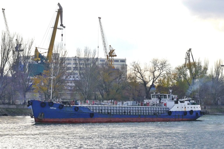 The merchant fuel ship which sank off the coast of Gabes in Tunisia is seen this picture taken in Rostov-on-Don, Russia in 2017. [Dmitry Frolov/handout via Reuters]