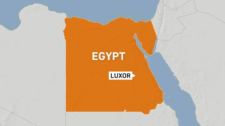 Luxor, Egypt map