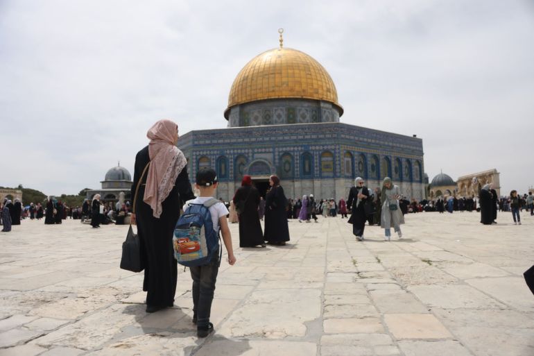 Jemaah Palestina di Al-Aqsa