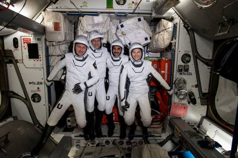 The four commercial crew astronauts of SpaceX