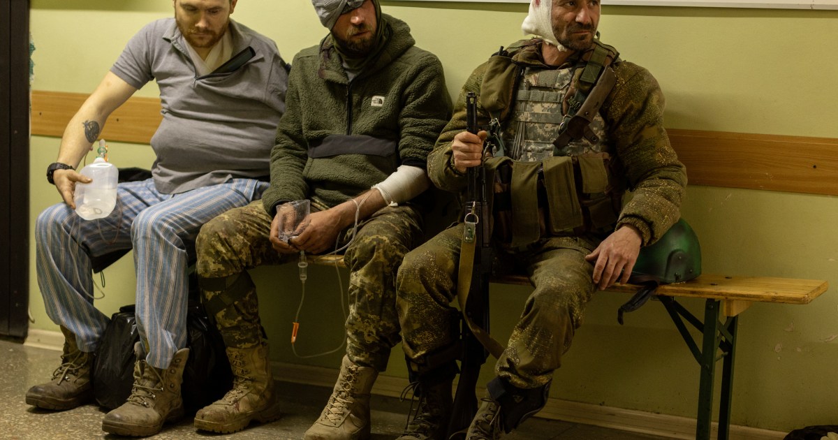 Photos: Ukrainian medics battle to save lives as casualties mount