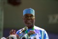 Former Nigeria Vice President Atiku Abubakar adresses the People's Democratic Party delegates during the Special convention in Abuja, Nigeria May 28, 2022.