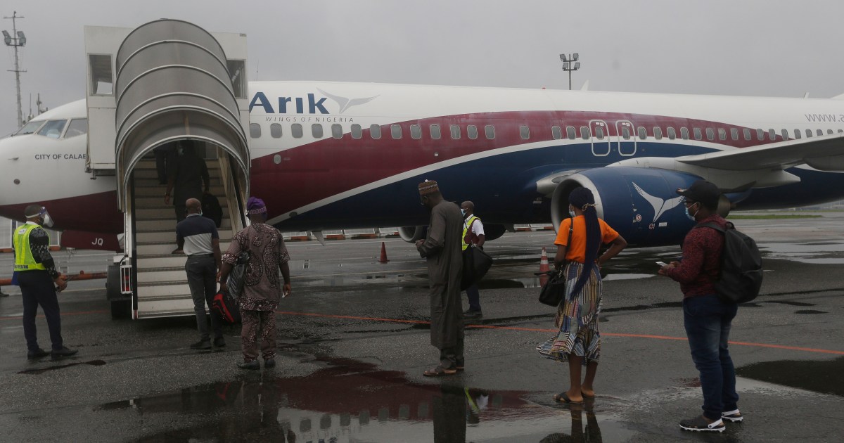 Las aerolíneas nigerianas suspenden vuelos debido a los altos precios del combustible para aviones |  Noticias