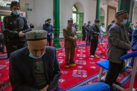 Chinese officials and diplomats call such allegations &#39;lies of the century&#39; and insist that Beijing’s policy in Xinjiang is concerned with counterterrorism, de-radicalisation and vocational training [File: Mark Schiefelbein/AP]