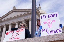 The Oklahoma bill prohibits all abortions except in cases of rape or incest, or to save a mother&#39;s life [File: Sue Ogrocki/AP Photo]