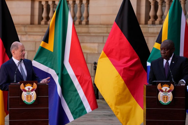 South Africa German Chancellor