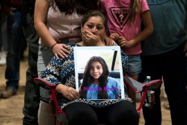 Esmeralda Bravo, 63, sheds tears for her granddaughter, Nevaeh, who was one of the 19 children killed in the Robb Elementary School attack [Jae C. Hong/AP Photo]