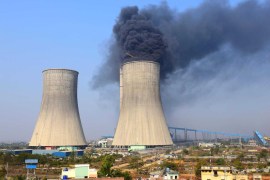 Researchers say pollutants from the coal power plant&#39;s tall stacks travel long distances [Courtesy: Devanand Sakharkar]
