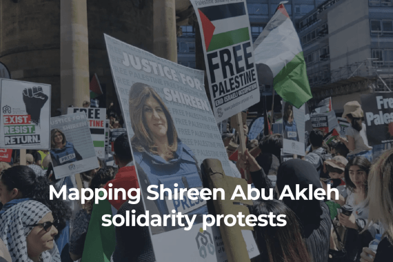 INTERACTIVE Shireen Abu Akleh protests
