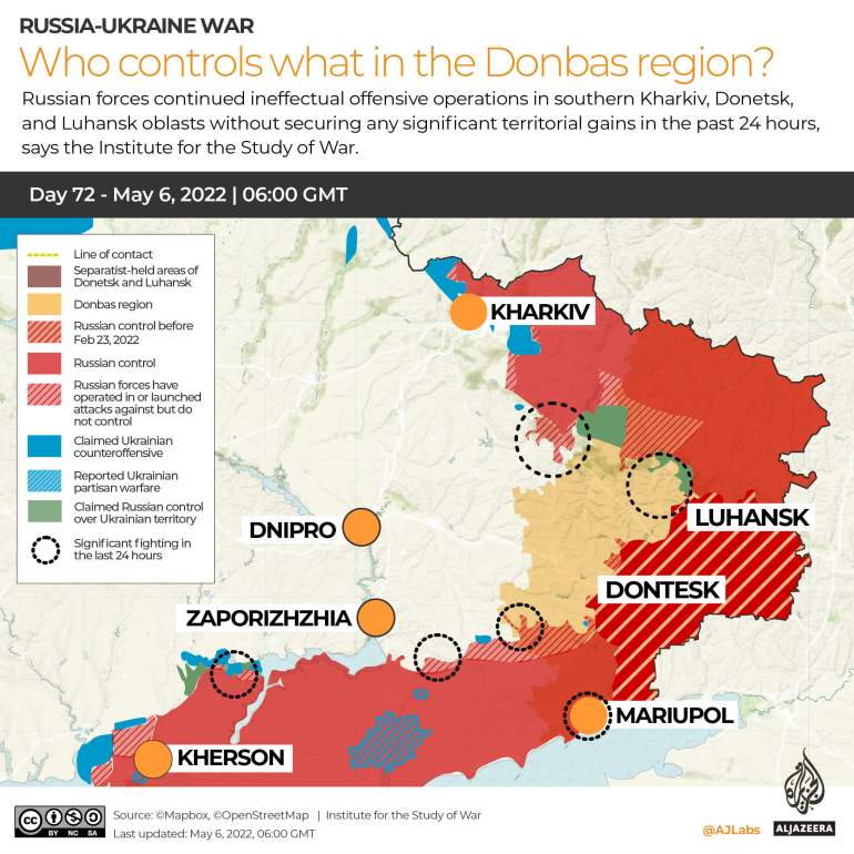 INTERACTIVE_UKRAINE_Who controls what in Donbas DAY 72