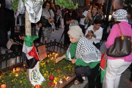 Shireen Abu Akleh vigil
