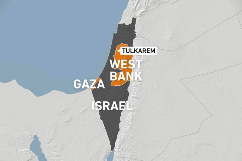 Tulkarem, West Bank map
