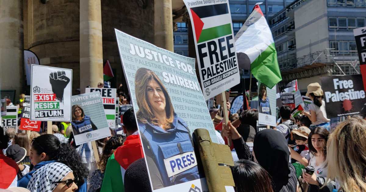 Ribuan orang berdemonstrasi di London dalam solidaritas dengan Palestina |  Galeri