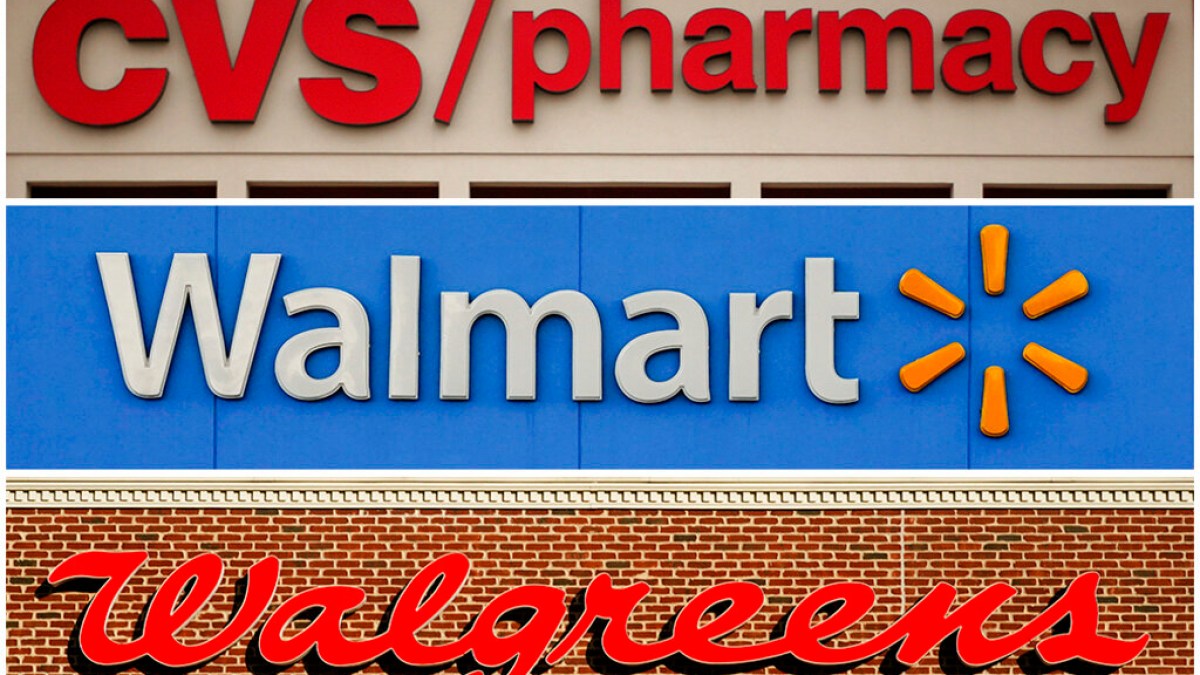 Walmart, CVS, Walgreens ordered to pay $650m over opioid sales
