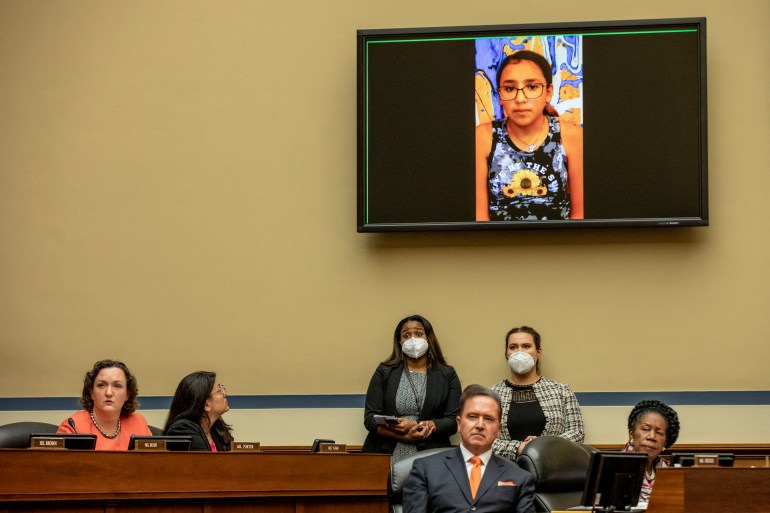 Miah Cerrillo, a survivor of the Uvalde school shooting, testifies before a congressional committee