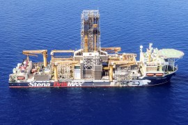 London-based Energean’s drill ship begins drilling at the Karish natural gas field offshore Israel in Eastern Mediterranean, May 9, 2022 [File: Ari Rabinovitch/Reuters]