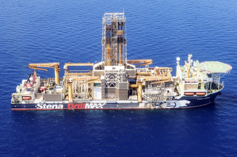 London-based Energean’s drill ship begins drilling at the Karish natural gas field offshore Israel in the east Mediterranean