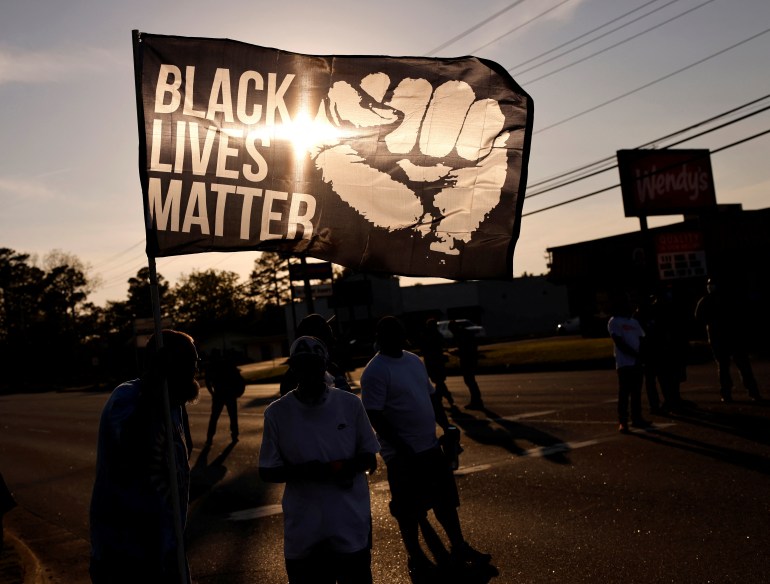 Флаг Black Lives Matter