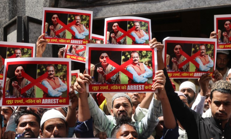 Hindistan'da Protesto
