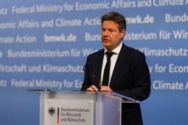 German Economy Minister Robert Habeck gives a statement on the topics of energy and security of supply, in Berlin, Germany June 23, 2022.
