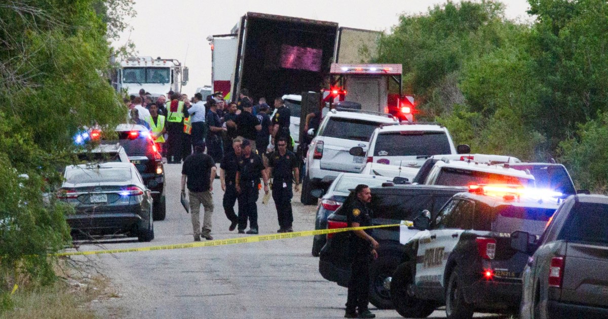 Dozens of people found dead in truck in San Antonio, Texas