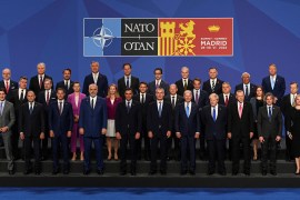 NATO leaders have gathered for a key summit in Madrid, Spain [Kenny Holston/Pool via Reuters]