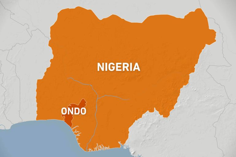 Ondo state in southwest Nigeria