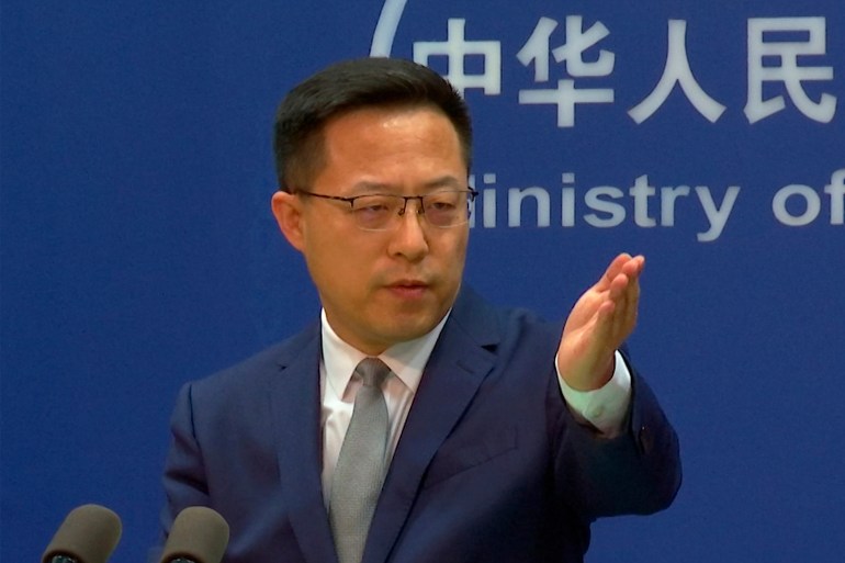 Taiwanese foreign ministry spokesperson Zhao Lijian