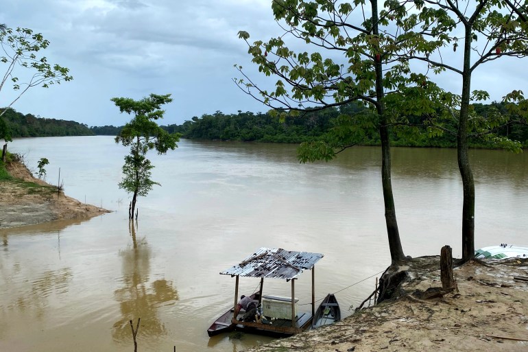The Itaquai River runs through the Vale do Javari region in Amazonas state