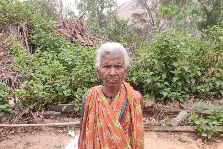 Chanchala Boghar dit que sa maison s'est effondrée à cause de l'exploitation minière