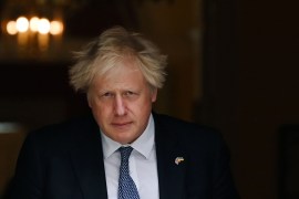British Prime Minister Boris Johnson departs 10 Downing Street