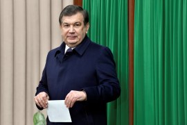 Uzbek President Shavkat Mirziyoyev has dropped plans to roll back the province&#39;s autonomy after the demonstrations [File: Anvar Ilyasov/Reuters]