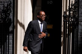 Budget cut plans by Kwasi Kwarteng (pictured), the United Kingdom&#39;s new finance minister, have roiled the markets [File: John Sibley/ Reuters]