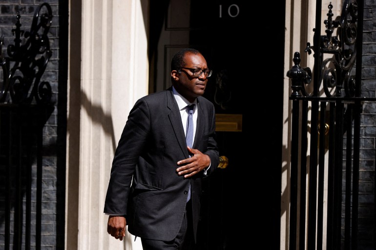 Chancellor of the Exchequer Kwasi Kwarteng.