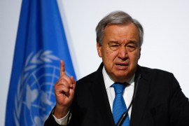 United Nations Secretary-General Antonio Guterres has warned that Russia&#39;s annexation of occupied territories would mark an escalation of the conflict in Ukraine [File: Pedro Nunes/Reuters]