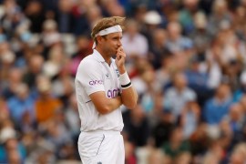 England&#39;s Stuart Broad set a new if unwanted record [Jason Cairnduf/Action Images via Reuters]